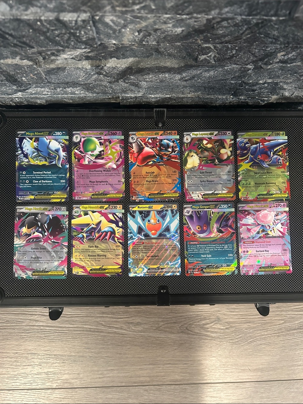 Pokemon Lot of 10 EX Holo Cards from Phantasmal Flames 🔥and Mega Evolutions Sets
